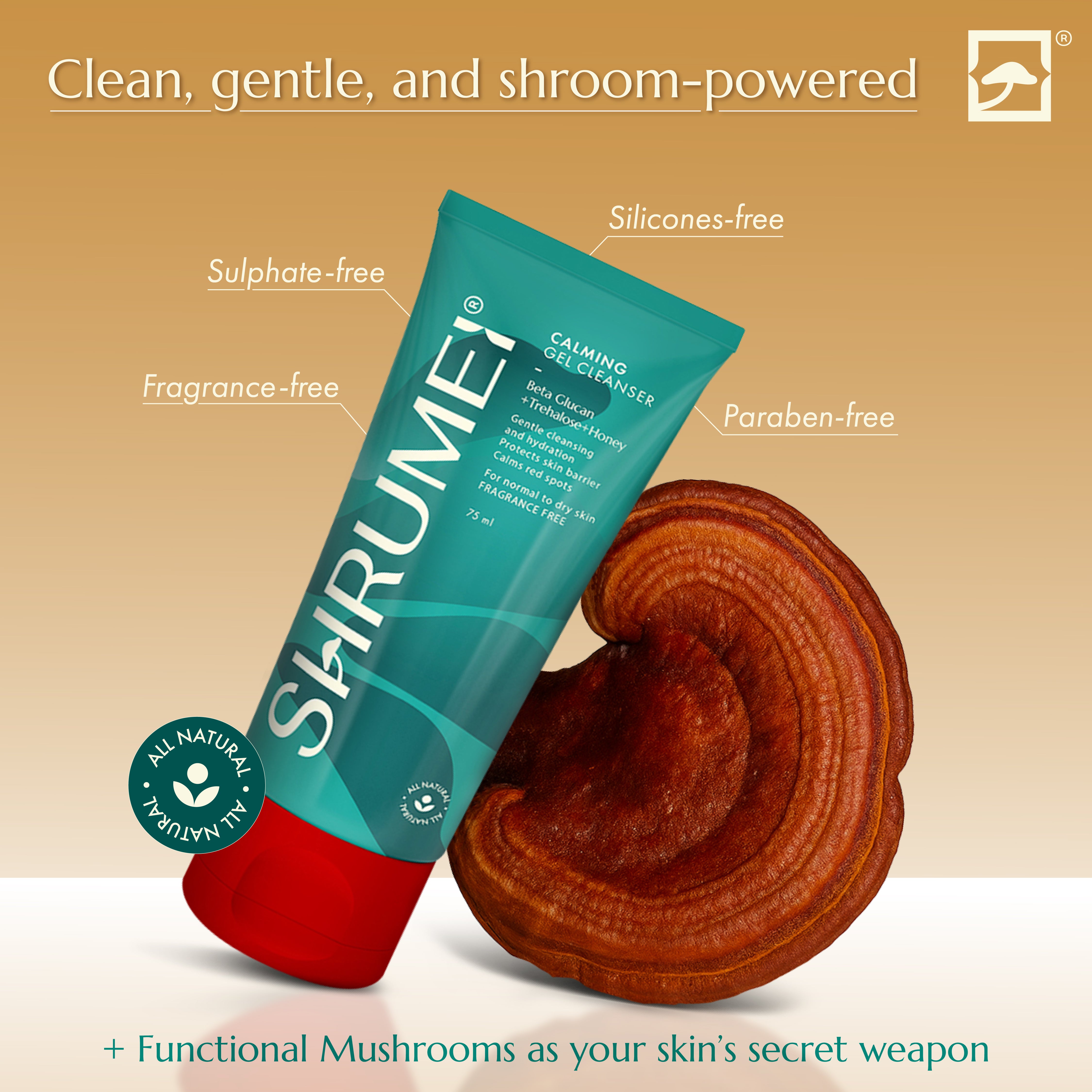 Shrumei Calming Gel Cleanser - 75ml