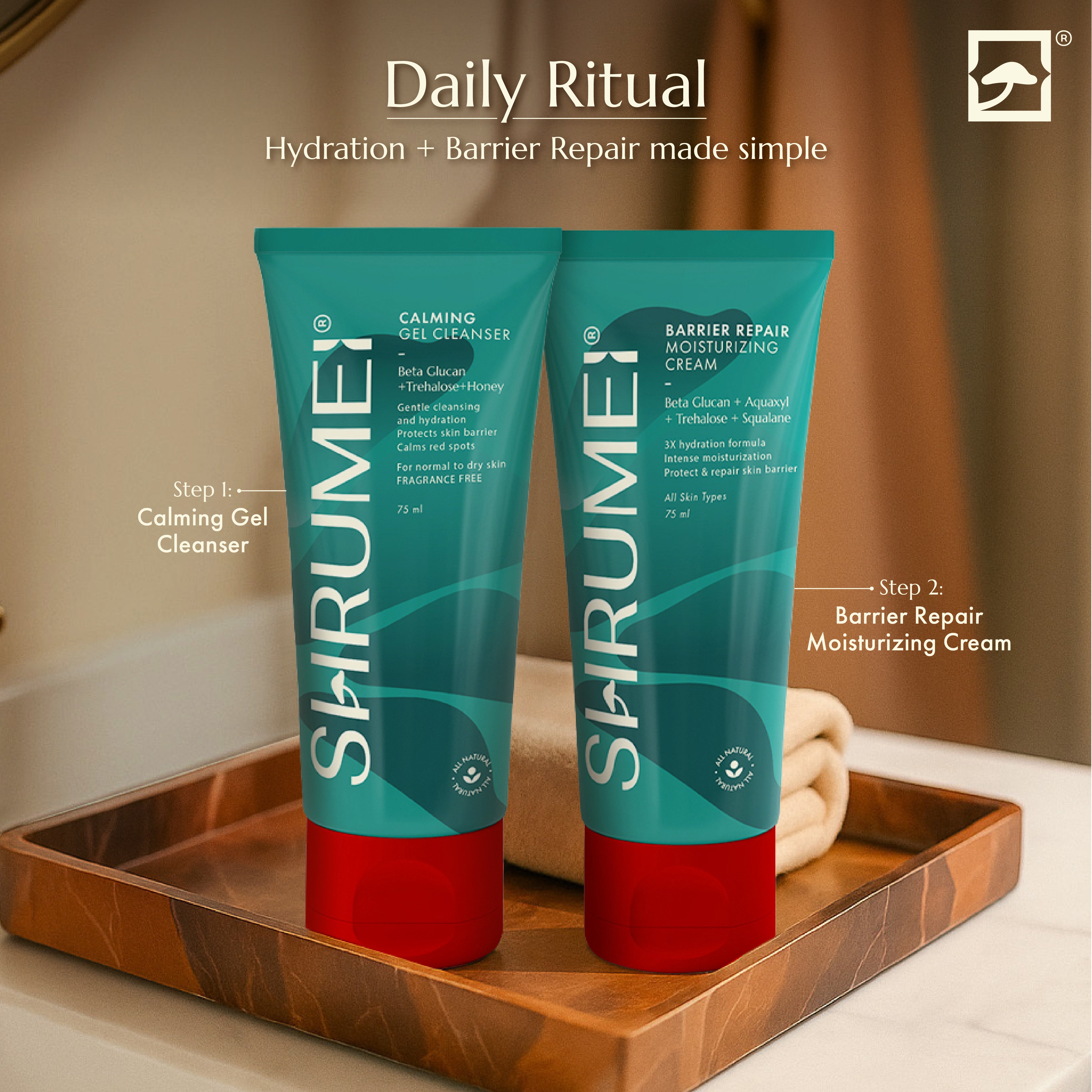 Shrumei Calming Gel Cleanser - 75ml