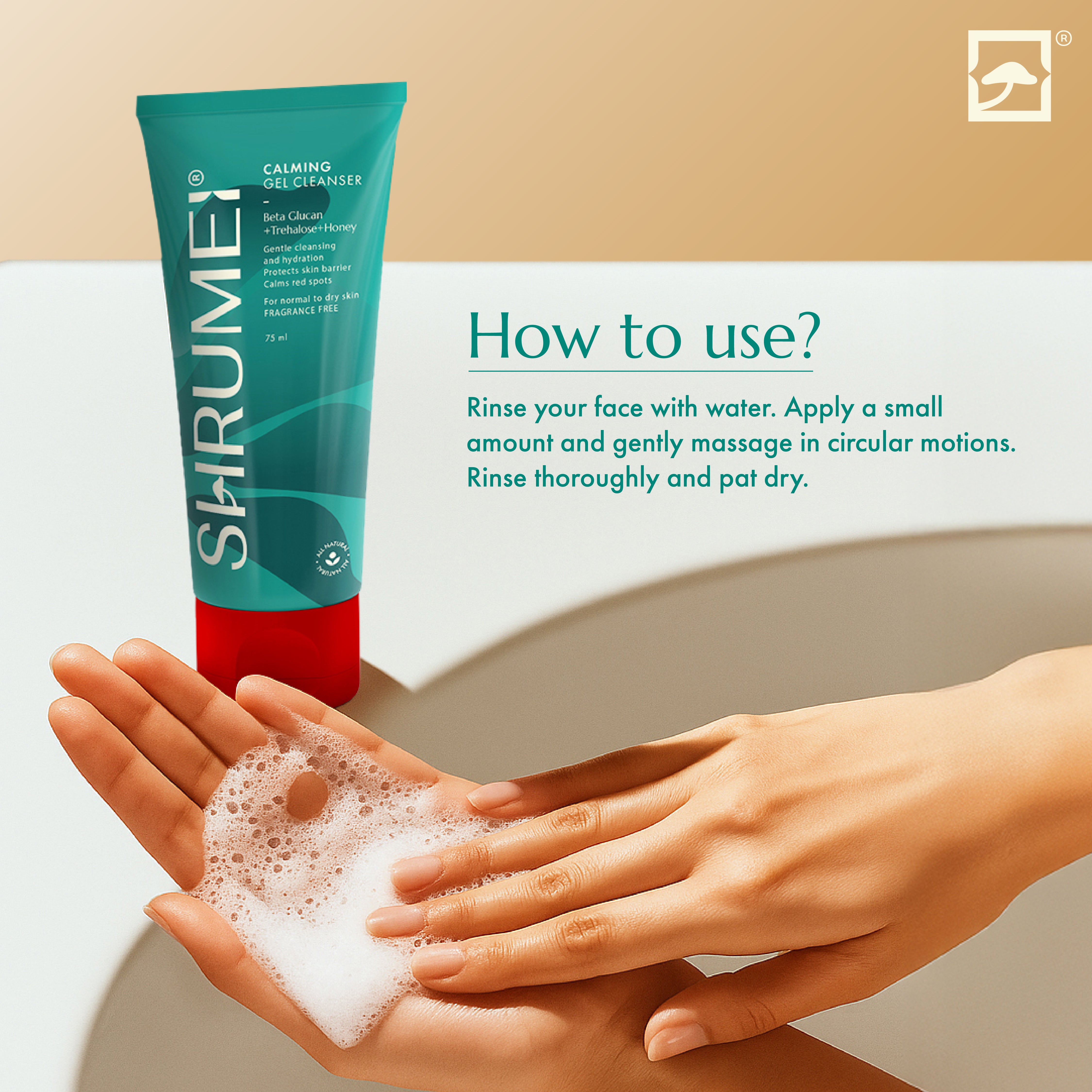 Shrumei Calming Gel Cleanser - 75ml