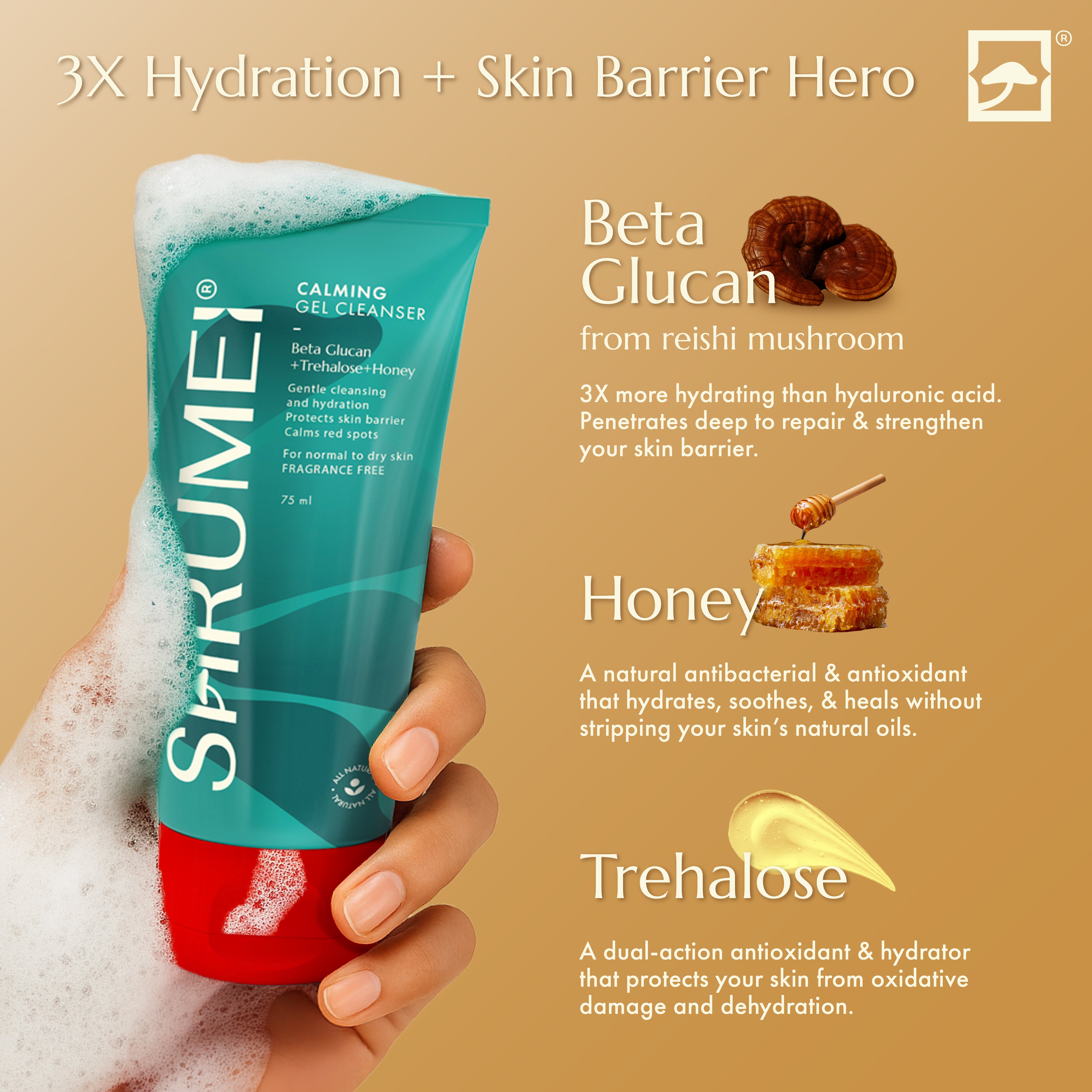 Shrumei Calming Gel Cleanser - 75ml
